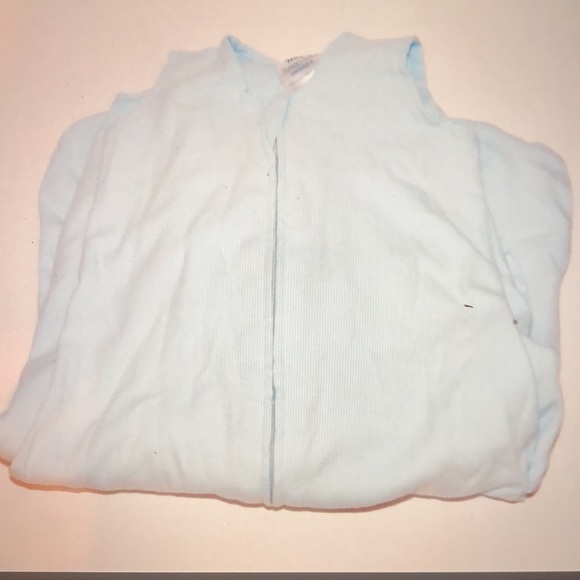 Set of 2 Swaddles 100% Cotton Baby Blue - Small - Picture 2 of 4